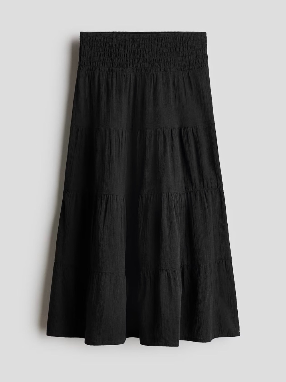 H&M Smocked Waist Tiered Skirt - Girls Kids
